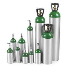 Aluminum E Cylinder (680 Liters) With Toggle" M-ET