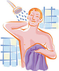 Image result for bathing cartoon