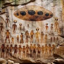 Ancient cave art: depicting extraterrestrial visitors?