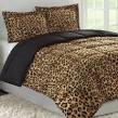 Leopard print bedding sets