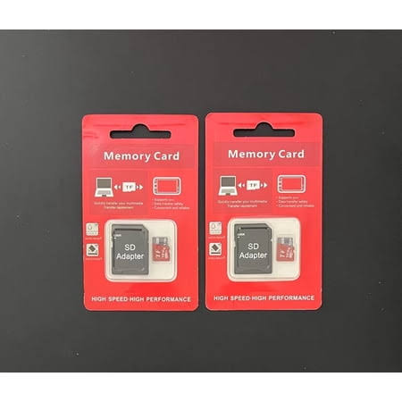 2 Set x 1 TB TF Memory Card with Adapter Include, Universal Memory Card Compatible with Phone, Tablet, Drone, Gps, Camera