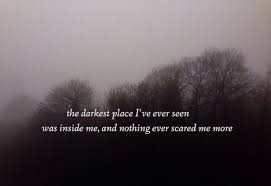 death quote tumblr alone Scared Black &amp; White dark die lana del ... via Relatably.com