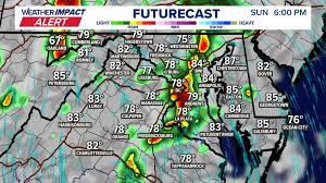 Weather Impact Alert: Heavy rain Sunday could lead to flooding in some areas