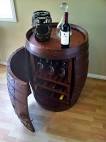 Images for wine barrel bar cabinet