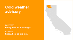 UPDATE: Cold weather advisory affecting Central Siskiyou County and South Central Siskiyou County