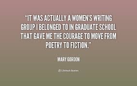 It was actually a women&#39;s writing group I belonged to in graduate ... via Relatably.com