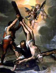 The Crucifixion of Saint Peter - Ventura di Arcangelo Salimbeni ... - crucifixion_saint_peter_hi