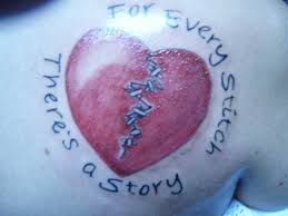 Image result for images of heart being stitched