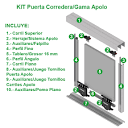 Kit puerta corredera armario