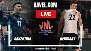 Highlights and sets of Argentina (3-2) vs Germany in Volleyball Nations League