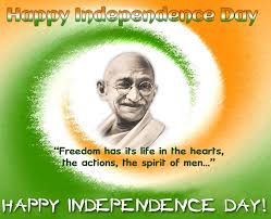 Indian Independence Day Gandhi Quotes - india independence day ... via Relatably.com