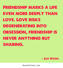 Design custom picture quote about life - Friendship marks a life ... via Relatably.com
