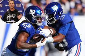 Najee Harris during his brief New York Giants career
