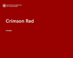 Image of Crimson Red color