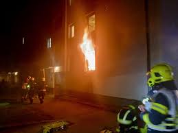 Schwerverletzter bei Brand in Steyr