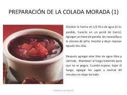 Resultado de imagen para colada morada ingredientes