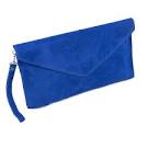 Blue clutch bags