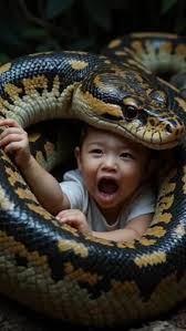 A python tried to eat a child #viralreels #instagood