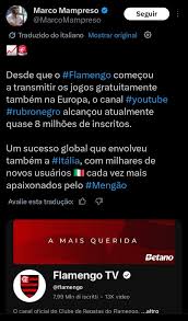 Corinthians TV x Flamengo TV
