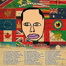 For more information visit Gigwise gig tickets. Check out the awesome tour poster below: Below: 14 things in hip hop and R&amp;B to look forward to in 2014 - EarlSweatWearldTourPost600
