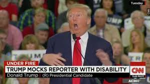 Image result for trump disabled man images