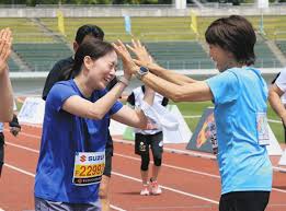 石川佳純さん、ぎふ清流ハーフマラソンで完走！