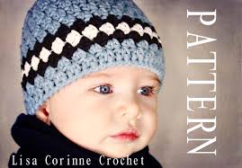 Classic Boy Beanie By Lisa Corinne Crocheting Pattern Picture - full_7305_34852_ClassicBoyBeanie_3