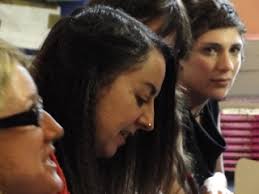 My daughters, Livi and Abby, interviewed Joanna Nadin (far right below, with fellow authors after the Queens of Teen event) before her talk at the Bath ... - joanna%2520nadin