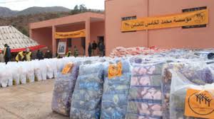 Montagnes de l'Atlas enneigées