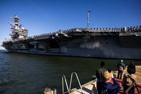Third U.S. Aircraft Carrier Arrives in the Middle East