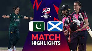 Scotland Women's Cricket Team Secures Impressive 8-Wicket Victory Over Pakistan in WT20WC Warm-Up