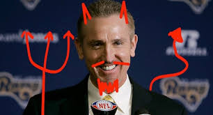 Last week, just after the Rams season came to a close with the thunderous sound of sucking like it was 2009, 2nd year head coach Steve Spagnuolo fired Todd ... - steve-spagnuolo_devil