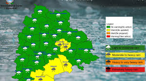 Heavy rainfall alert in five Telangana districts on June 6