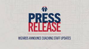 WIZARDS ANNOUNCE COACHING STAFF UPDATES