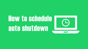 Image result for How to Shutdown your computer/Lappy with the timer or automatically.