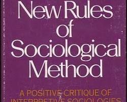 Image of New Rules of Sociological Method (1976) book