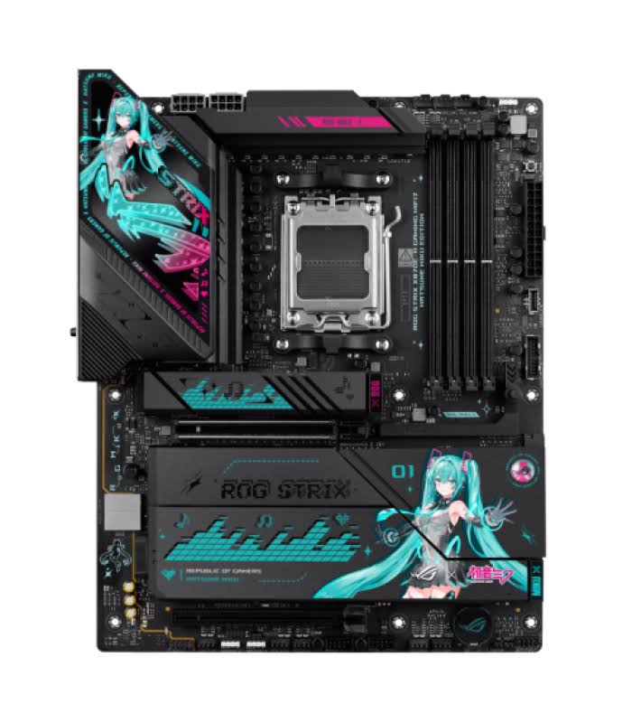 ASUS X870E-H ROG STRIX GAMING WIFI7 HATSUNE MIKU EDITION AMD AM5 ATX Motherboard