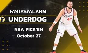 Ivica Zubac Underdog NBA Picks Sunday, 10/27: Basketball Projections + More