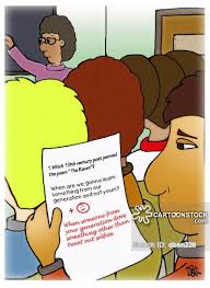 Resultado de imagem para classroom  exam marks students cartoon