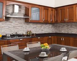 Traditional modular kitchen