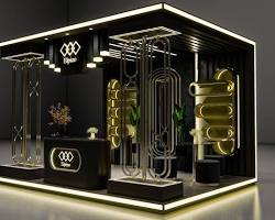 Image of minimalist and elegant exhibition booth design