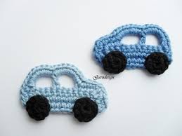 Résultat de recherche d'images pour "tuto crochet  appliqué voiture"