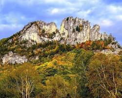 Seneca Rocks State Park in Pocahontas County WV