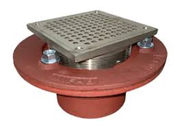 F1100-C-XS Square Floor Drain with Heavy Duty Strainer - Mifab