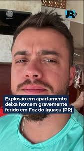 Explosão em apartamento deixa homem gravemente ferido em Foz do Iguaçu, no Paraná #Shorts #JR24H