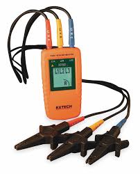 EXTECH, 15 Hz to 400 Hz, 40 V to 600 V, Phase Sequence ...