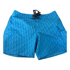 Short Dior Homme Blue size M International in Polyester ...