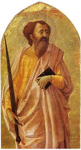Image result for paintings st paul evangelist middle ages