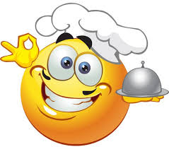 Resultado de imagen de emoticon de cocinero de la paz