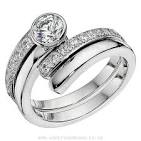 Radiance Diamond Eternity Ring in Platinum Blue Nile